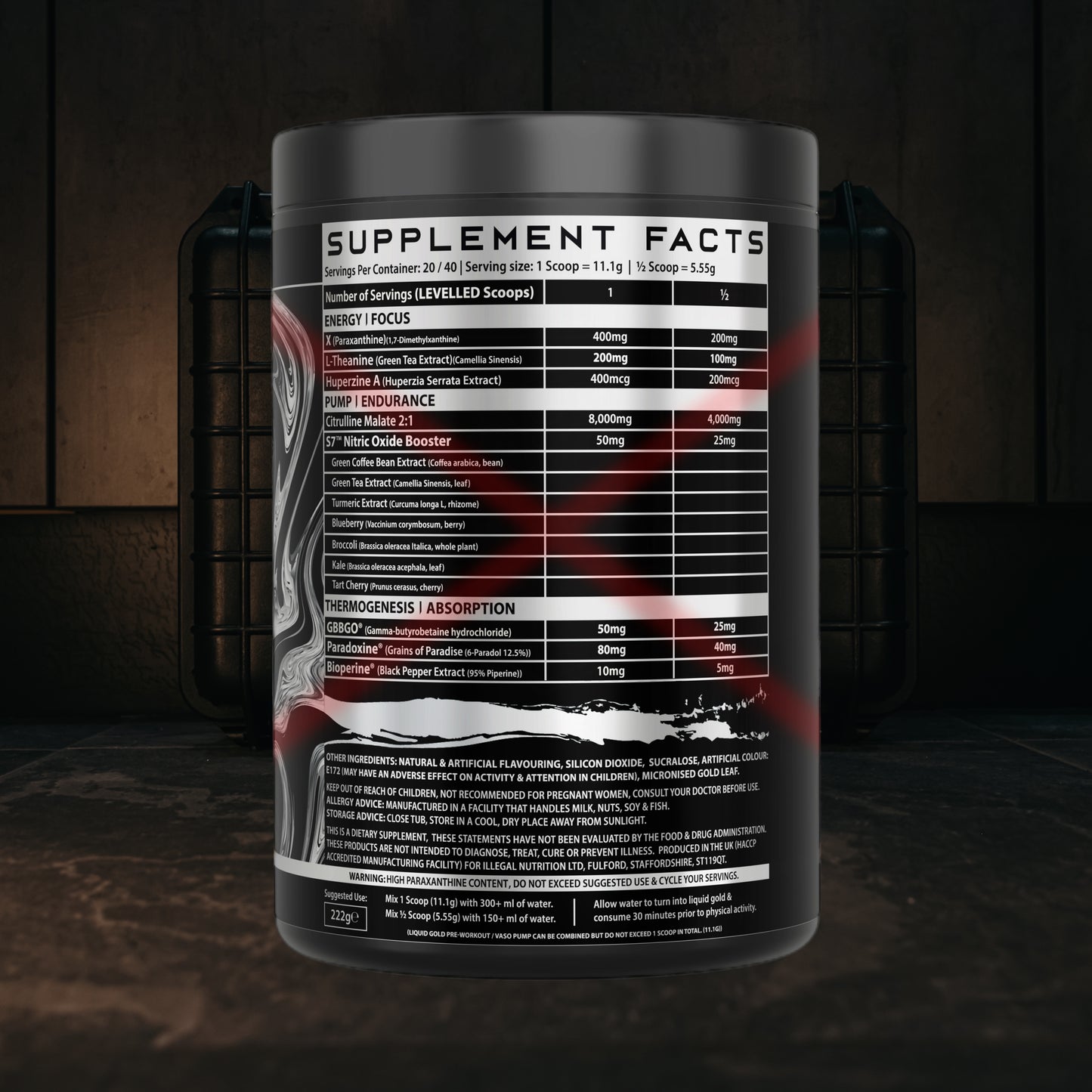 Liquid White Gold Pre-Workout (Limited Edition)