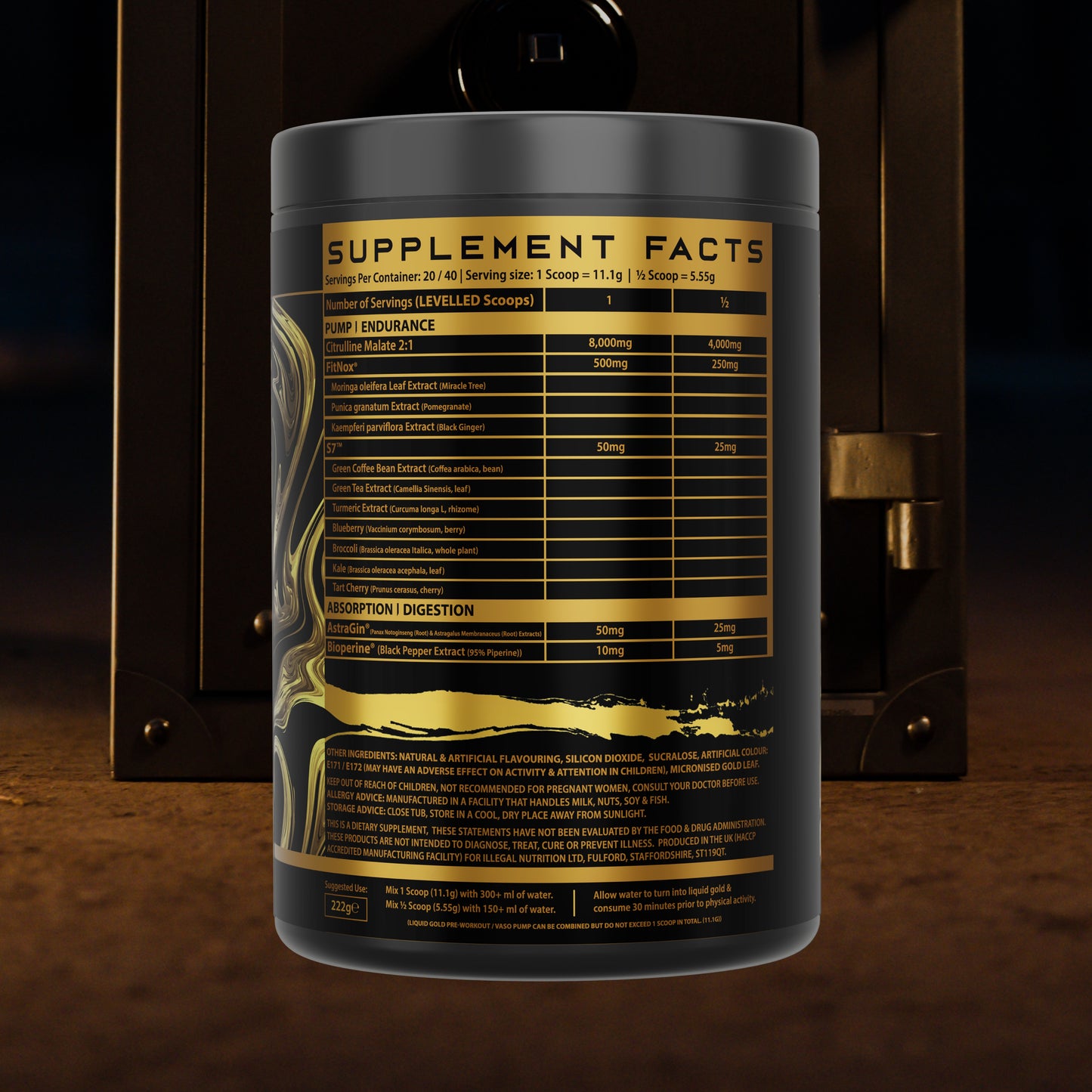 Liquid Gold VasoPump (Stim-Free)