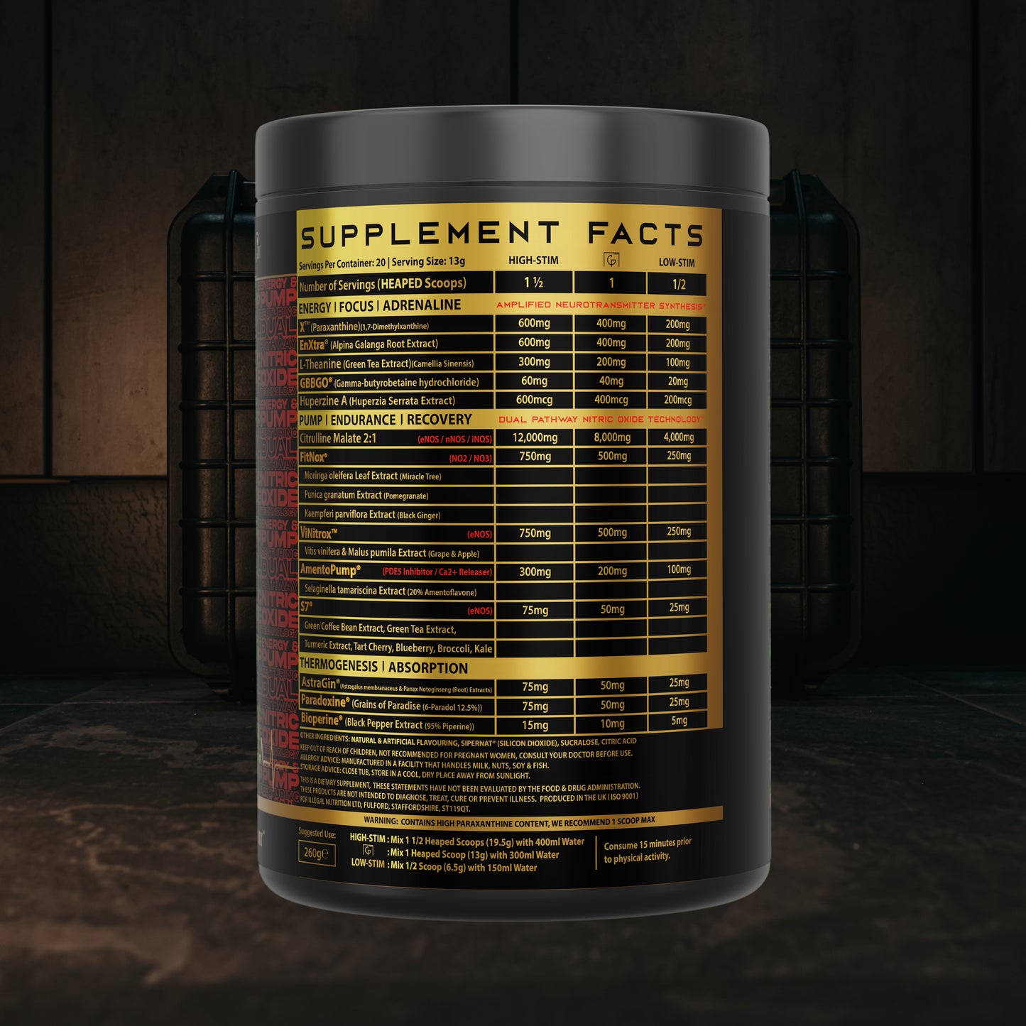 Premium Pre-Workout V2 X™ (Stim + Pump)