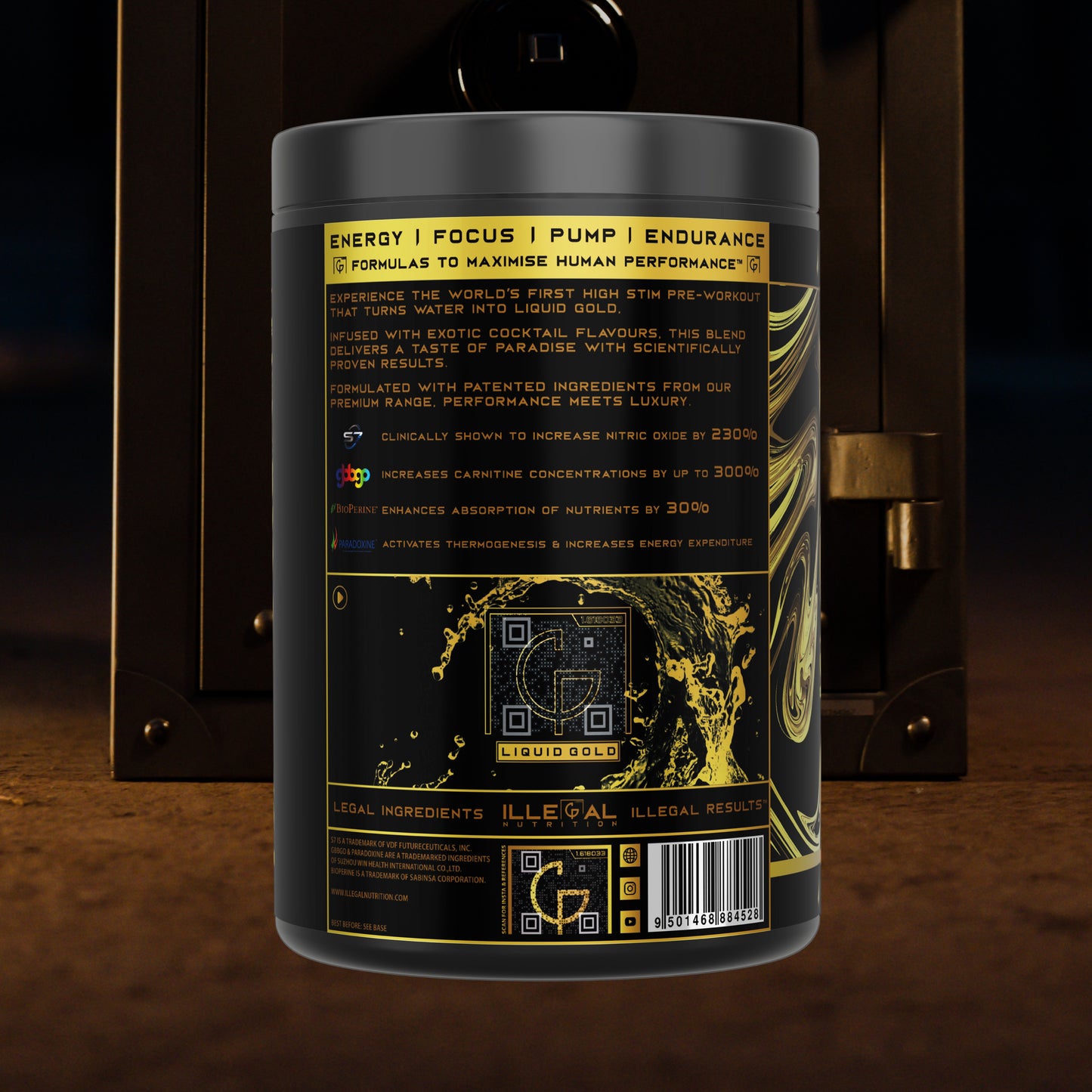 Liquid Gold Pre-Workout (High Stim)
